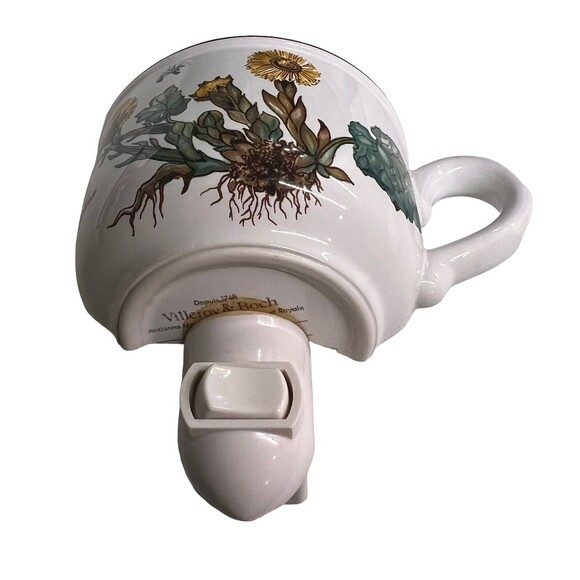 Villeroy And Boch Botanical Cup Handmade Nightlight Plug In Flowers Floral - Picture 8 of 13